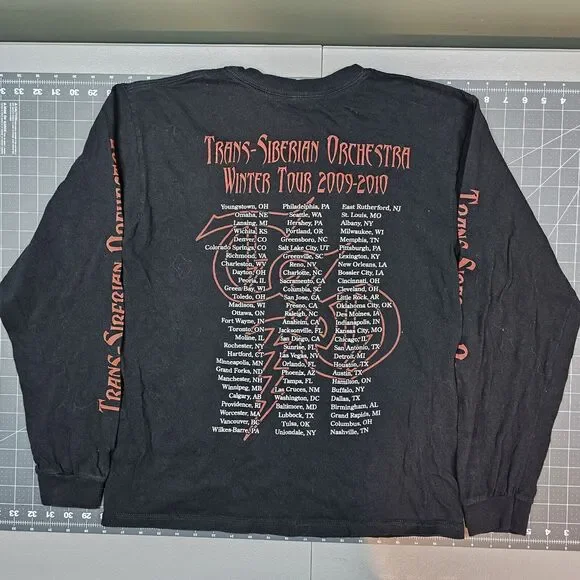Trans Siberian Orchestra Tshirt Small Night Castle Tour 2009 Music Classical Y2K - Picture 8 of 12